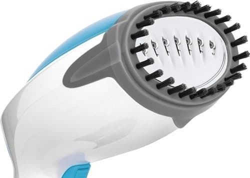 MPM MZP-01 Ångstrykjärn i rostfritt stål 1200 W Blå, Satinstål, Transparent, Vit