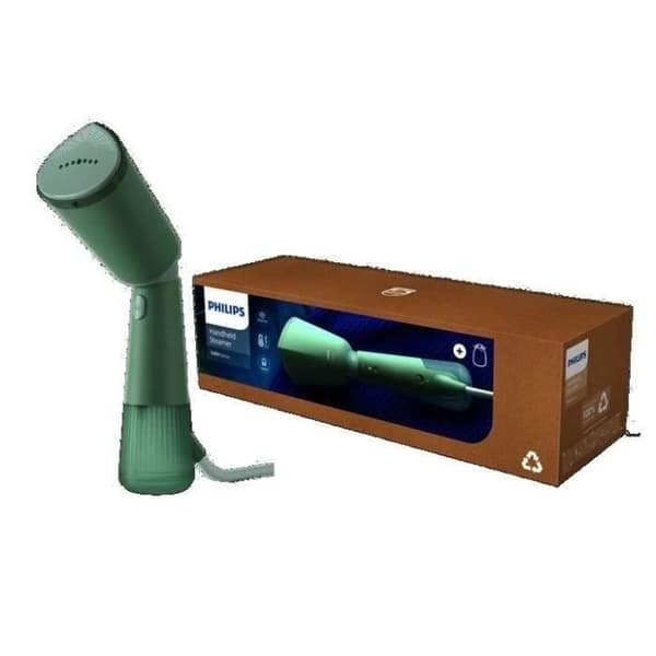 Handhållen ångkokare - PHILIPS - STH5010/70 - 1300 W - Vertikal ångning - Kontinuerligt ångflöde - Sladd: 2,5 m - Grön
