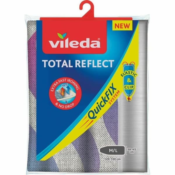 Silityslaudan suoja Vileda 163263 Total Reflect Harmaa (130 x 45 cm)