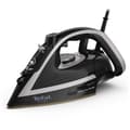 Miniatyrbillede 1 af 2: Tefal Puregliss FV8062E0 jern Tør & Dampstrygejern Durilium AirGlide Autoclean strygesål 3000 W Sort, Grå