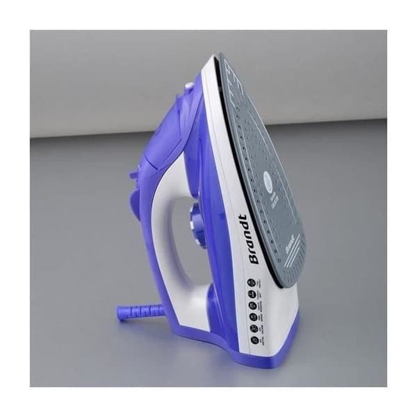 BRANDT - Strykjärn - 2200 W - ångflöde 25g/mm - ångfunktion 150g/min - genomskinlig lila/vit - BFV20V