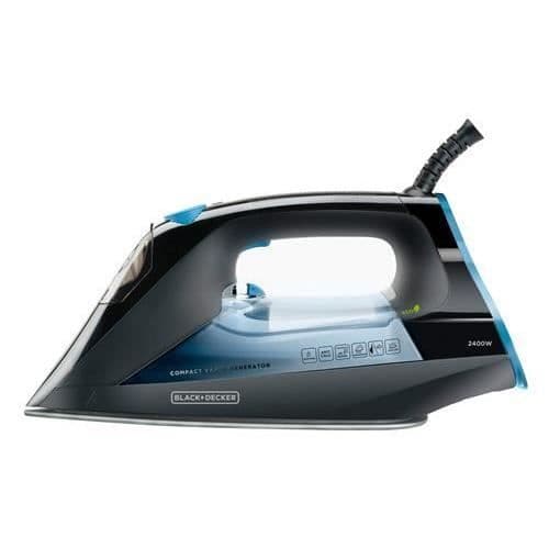 BLACK+DECKER Black+Decker ES9180110B BXIR2401E Ånggeneratorstrykjärn, Plast, Svart - ES9180110B