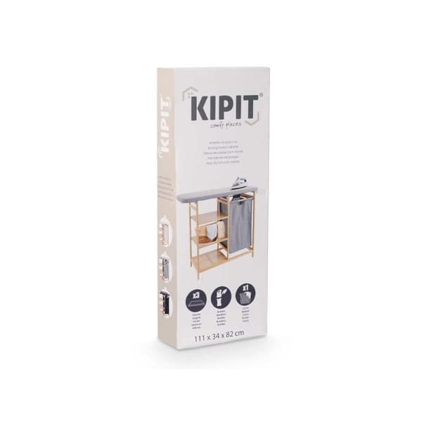 Silityslauta Kipit 1443FL BAMBOO Musta Kangas Bambu