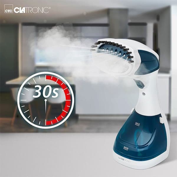 Plaggsångare - CLATRONIC - DB 3717 - 1100 W - Keramik - 20 g/min - Vit/blått