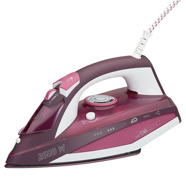 Dampstri järn - CLATRONIC - DB 3705 - 2600W - Keramiskt strykjärnsunderlag - 350ml tank