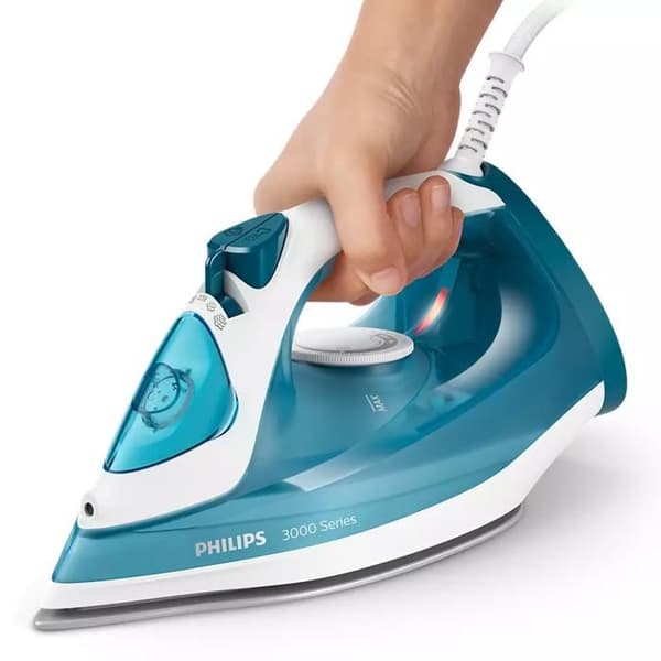 Philips ångstrykjärn i 3000-serien, keramik, 30 g/min konstant ångflöde, 2100 W, blå (DST3011/20)