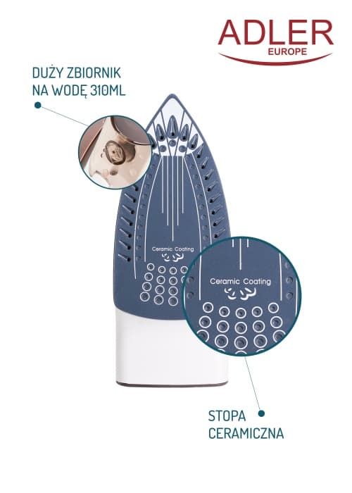 AD 5030 keraaminen rauta 3000 W