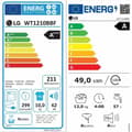 Miniatyrbillede 4 af 4: Washer - Dryer LG WT1210BBF 1400 rpm 10kg / 12kg