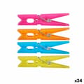 Miniatyrbild 1 av 4: Klädnypor Multicolour Plast 24 Delar Set (24 antal)