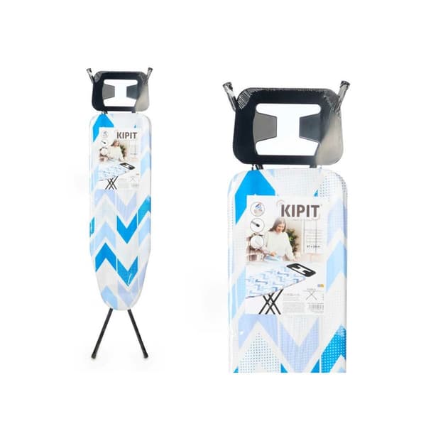 Strykebrett Kipit 18359-02 CB-220 Blå Hvit Polyester Bomull (4 enheter)