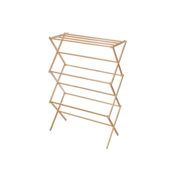 Taitettava kuivausteline Kipit WR4054B-1 BAMBOO Luonnollinen Bambu 74 x 36 x 111 cm 74 x 8 x 50 cm (4 osaa)