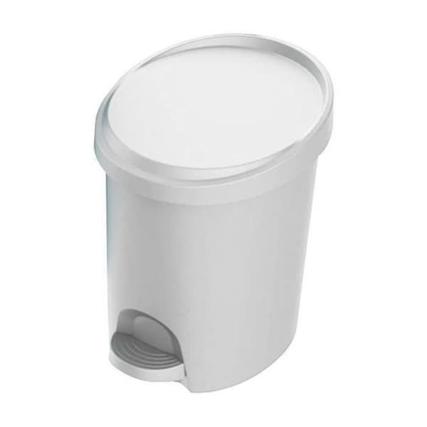 EDA - Pedalbehållare - Stepy - 6 L - vit