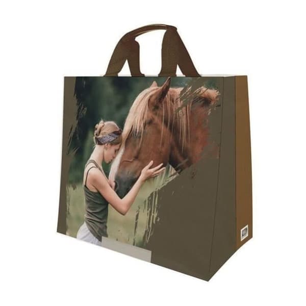 PUBLI EMBAL - Polypropen väskor - hästar - 33 L - 43+20x38cm