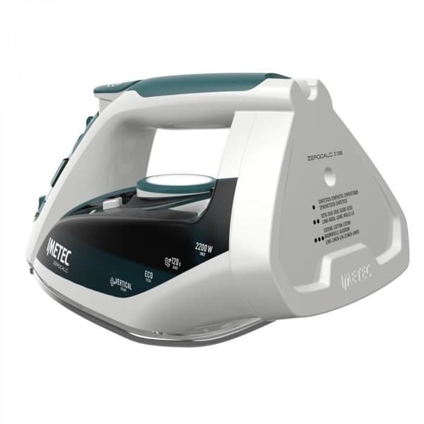 Imetec ZeroCalc Z1 2500 järn - Rostfri stålsula - Blå, Vit - 120 g/min - 0,25 L