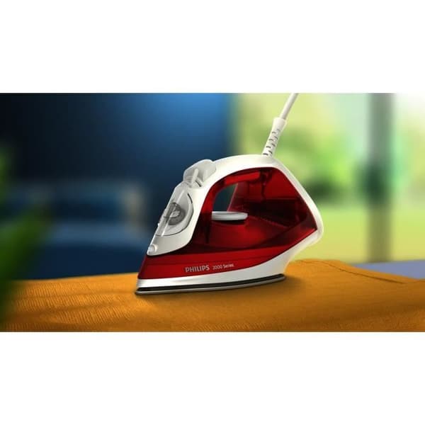 Strykjärn - PHILIPS - DST2010/40 - Serie 2000 - Ångutsläpp 25 g/min - 2000 W - Röd
