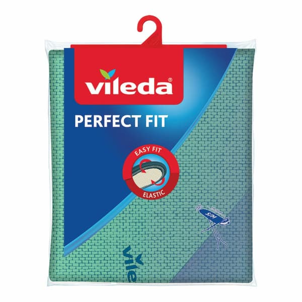 Cover Til Strygebræt Vileda Perfect Fit 34/42 x 114/122 cm Blå Turkisblå