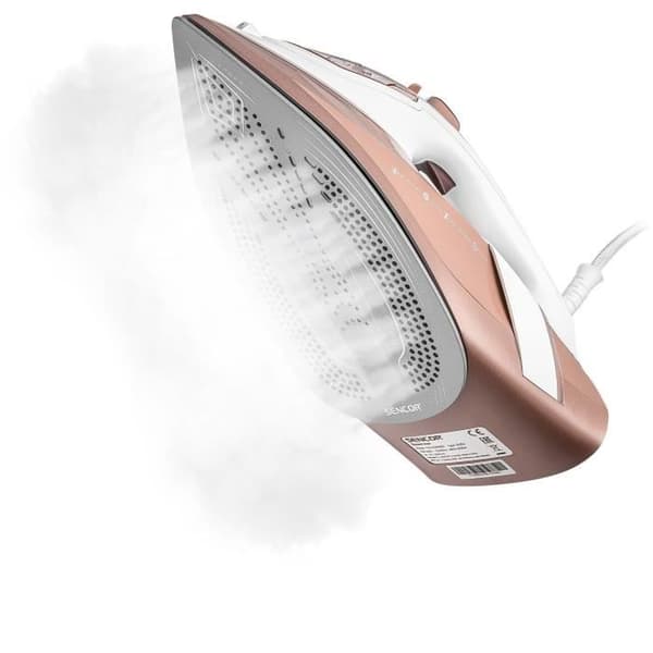 Ångstrykjärn - SENCOR - SSI 8300RS - 3200 W - 350 ml - 45 g/min - Vit / Rosa