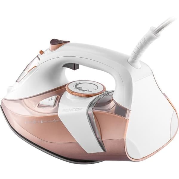 Ångstrykjärn - SENCOR - SSI 8300RS - 3200 W - 350 ml - 45 g/min - Vit / Rosa
