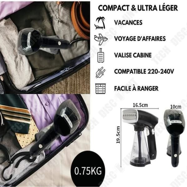 TD® Garment Steamer Home Handheld Steamer Stryk Små Mini Bärbar Garment Strykning