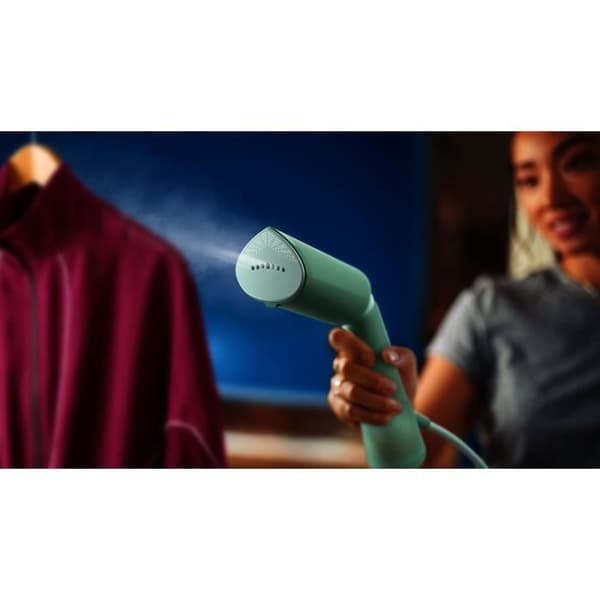 Handhållen ångkokare - PHILIPS - STH5010/70 - 1300 W - Vertikal ångning - Kontinuerligt ångflöde - Sladd: 2,5 m - Grön