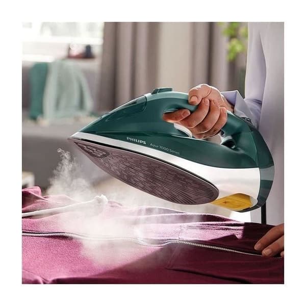 PHILIPS - Strykjärn - 2800W - 50gr/min - pressning 250gr/min - Serie 7000 Azur - opalgrön/mint - DST7031.70