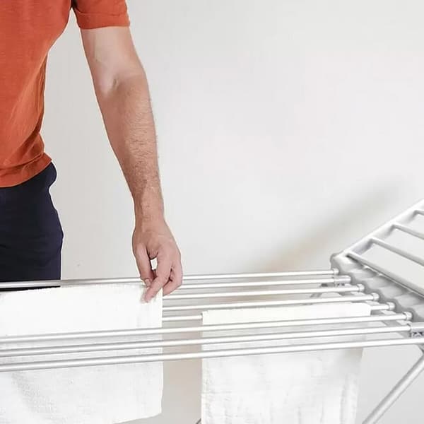 BRUGT Sammenklappeligt elektrisk tørrestativ Fulmo 94 x 54 x 70 cm Plastik 4 Kg (Refurbished A)