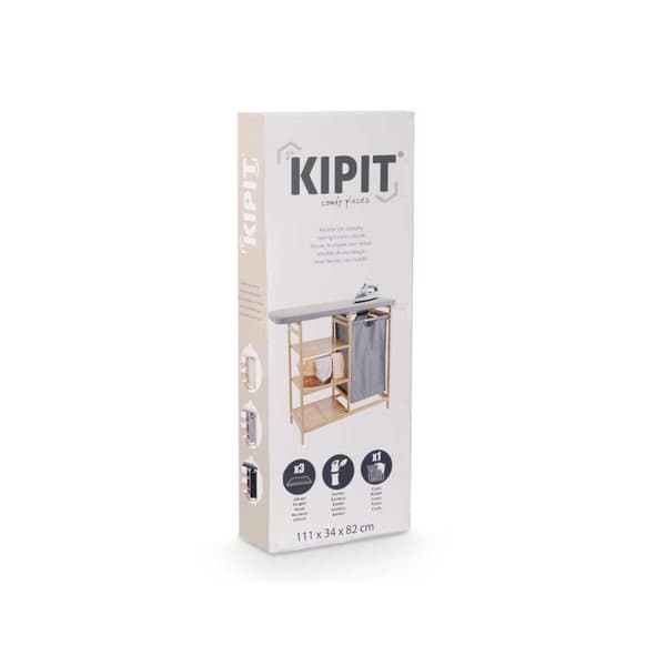 Strykebrett Kipit 1443FL BAMBOO.1 Krem Klut Bambus
