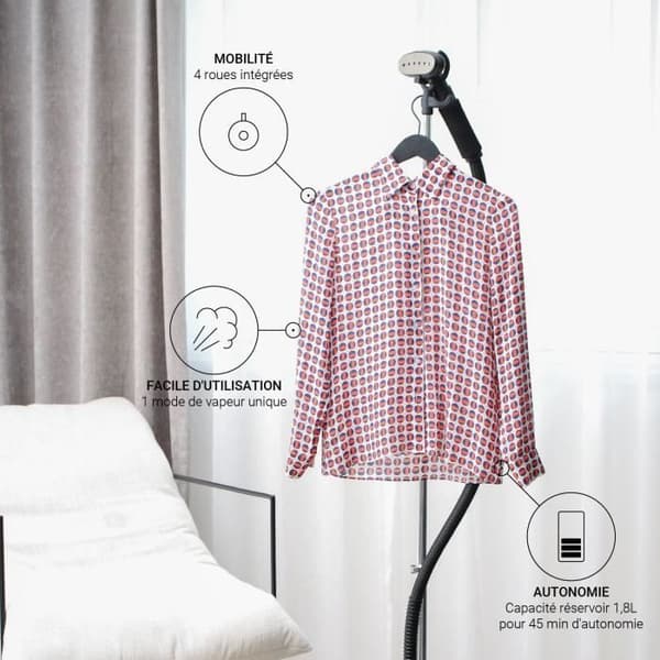 STEAMONE vertikal ångbåt - H18B - 1800 W - 40g/min - 1,8L