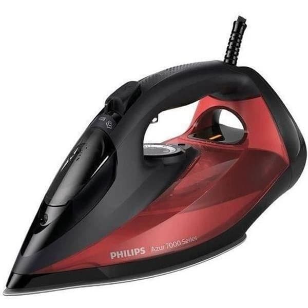 PHILIPS - Strykjärn - 2800W - 50gr/mn - ångpust 250gr/mn - Serie 7000 Azur - svart/röd - DST7022.40