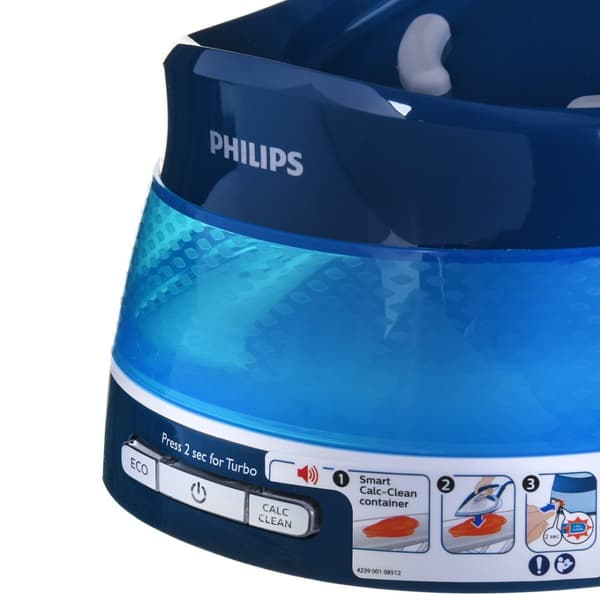 Philips GC7840/20 dampstrygestation 2400 W 1,5 L SteamGlide-sålplade Blå, Hvid