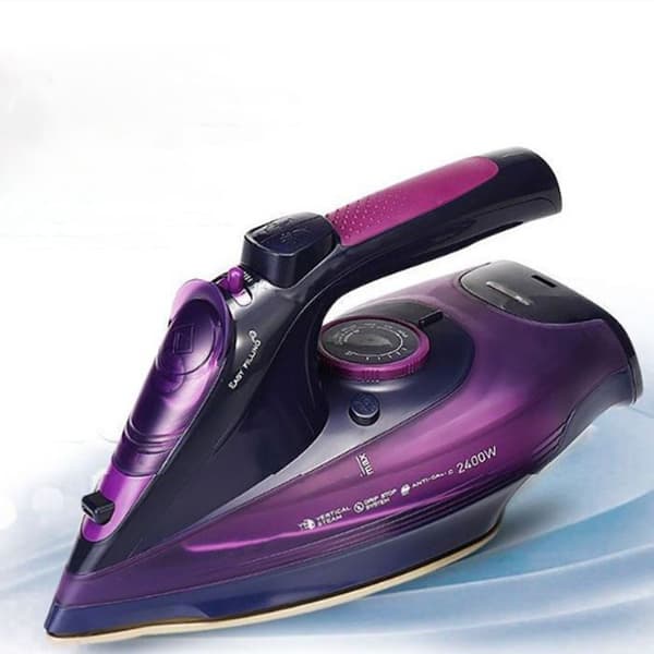 TD® Steam Iron 5-växlad temperaturkontroll Sladdlös och sladd Snabb värmeledning