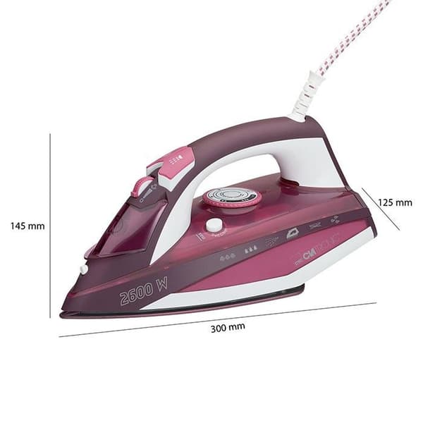 Dampstri järn - CLATRONIC - DB 3705 - 2600W - Keramiskt strykjärnsunderlag - 350ml tank