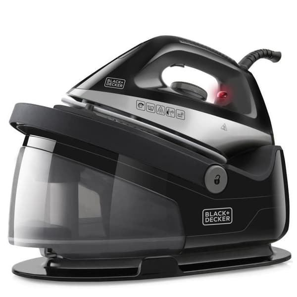 BLACK+DECKER BXSS22000E 2200W ånggenerator strykjärn, 1' snabb uppvärmning, 1,5L tank, kontinuerlig ånga 120g/min,