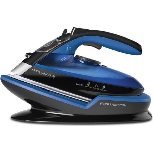 ROWENTA sladdlös ångstrykjärn, ångeffekt 27 g/min, pressning 115 g/min, perfekt glid, 250 ml tank, Freemove DE5010D1