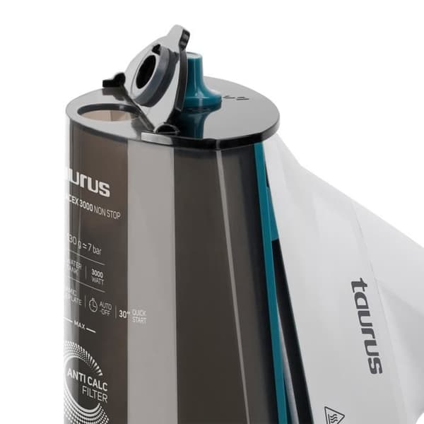 Taurus SLIDING SPACEX 3000 Non Stop kompakt ånggenerator, 3000W, värms upp på 30s, 400g/min ångstråle