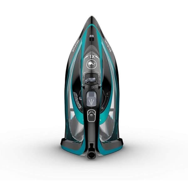 Tefal Ultimate Pure Strykjärn Sätt och Ångfunktion Durilium Autoclean Sula Svart, Blå 3200 W - FV9844