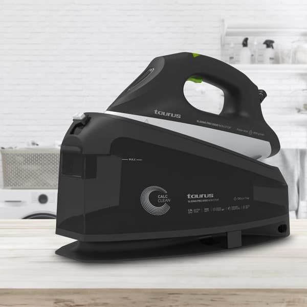 Taurus SLIDING PRO 3000 NON STOP ånggenerator strykjärn, 3000W, värms upp på 30s, 1,5L tank, kontinuerlig ånga på 130g/min