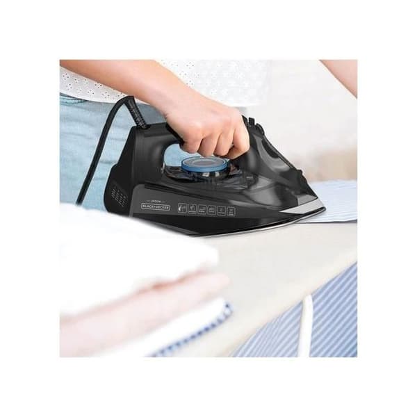 BLACK & DECKER - Strykjärn - 2800W - 45gr/min - ångande 170gr/min - blå/svart - BXIR2805E