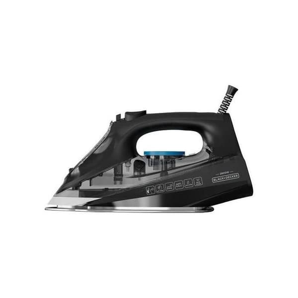 BLACK &amp; DECKER - Strykjärn - 2800W - 45gr/min - ångande 170gr/min - blå/svart - BXIR2805E