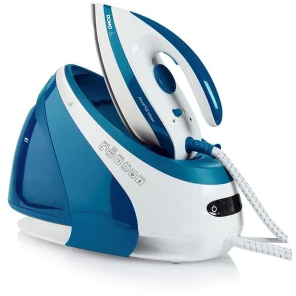 Strygejern med dampgenerator - DOMO DO1022S - 160g/min - 7,5 bar - 450g dampstråle