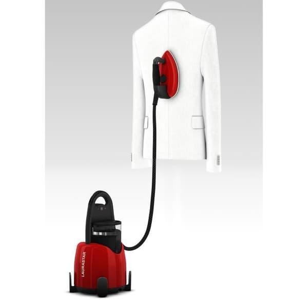 Laurastar Lift Original Red - 3in1 Nomadic-höyryasema, Silitysrauta, pehmentää ja puhdistaa tekstiilisi, Hygieeninen höyry, Muotoilu, Res