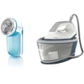 Miniatyrbillede 1 af 6: Dampgenerator + fnugfjerner - PHILIPS BXA0019/00 - Kompakt - 6 bar - Presseeffekt 300 g/min - Kontinuerlig dampstrøm 110 g/min