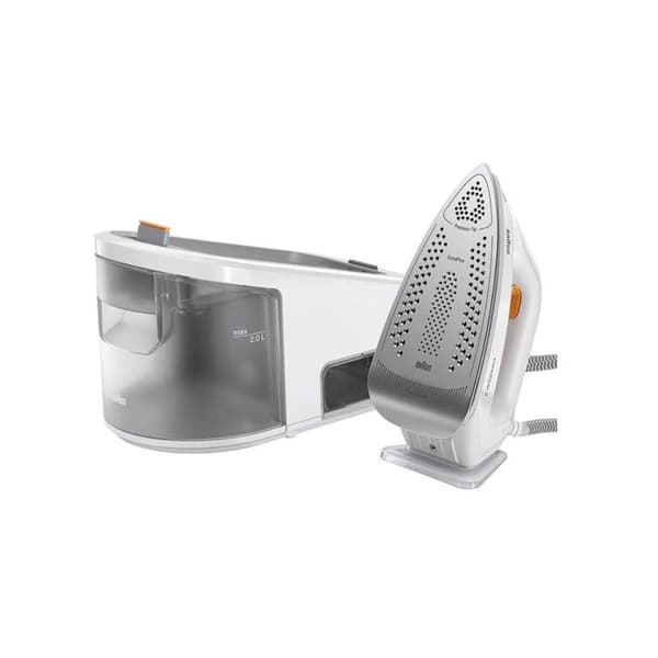 BRAUN IS3132WH ånggenerator - 2400 W - 6 Barer - Automatisk termostat - Tyst - Låssystem