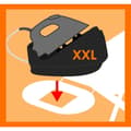 Miniatyrbild 9 av 9: Strykbräda Vileda Perfect 161266 122 x 44 cm Grön Metall Plast 2 i 1
