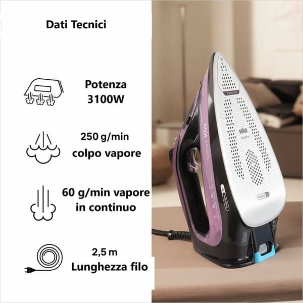 Ångstrykjärn Braun SI9661VI 3100 W
