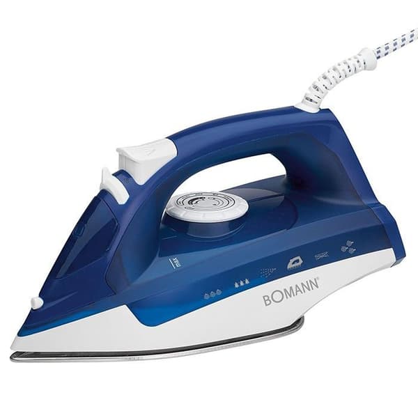 Ångstrykjärn - BOMANN - DB 6004 CB - 2200W - Avkalkningssystem - Sula i rostfritt stål
