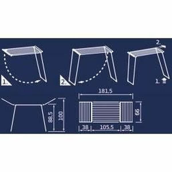 Tørrestativ Leifheit CLASSIC Solid 180 Hvid Nylon Stål polypropylen 18 m