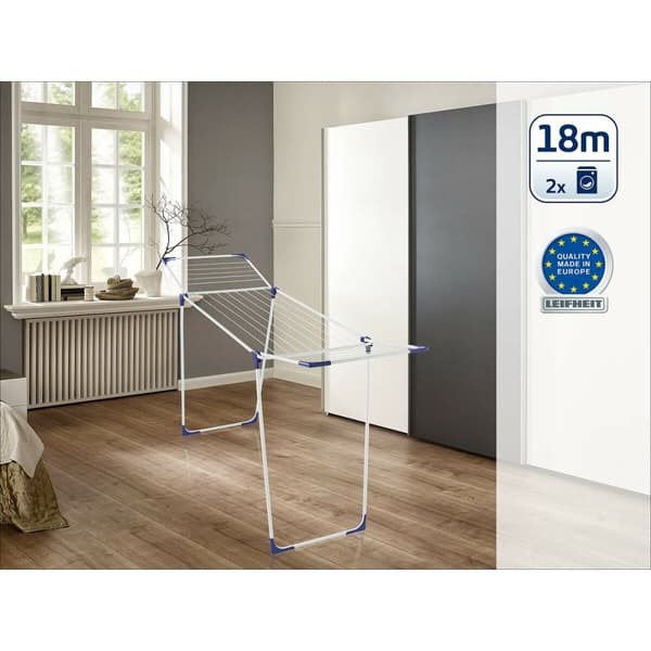 Tørrestativ Leifheit CLASSIC Solid 180 Hvid Nylon Stål polypropylen 18 m