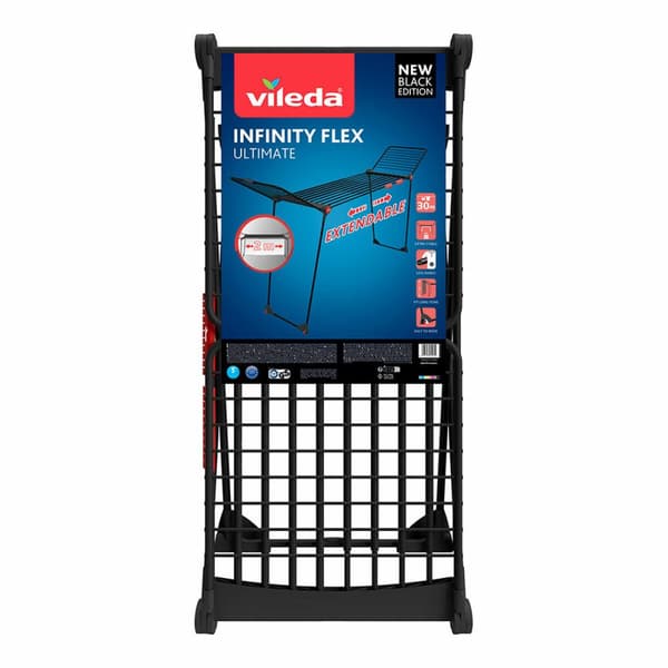 Tørrestativ Vileda infinity flex ultimate extensible Mat bagpå 30 m