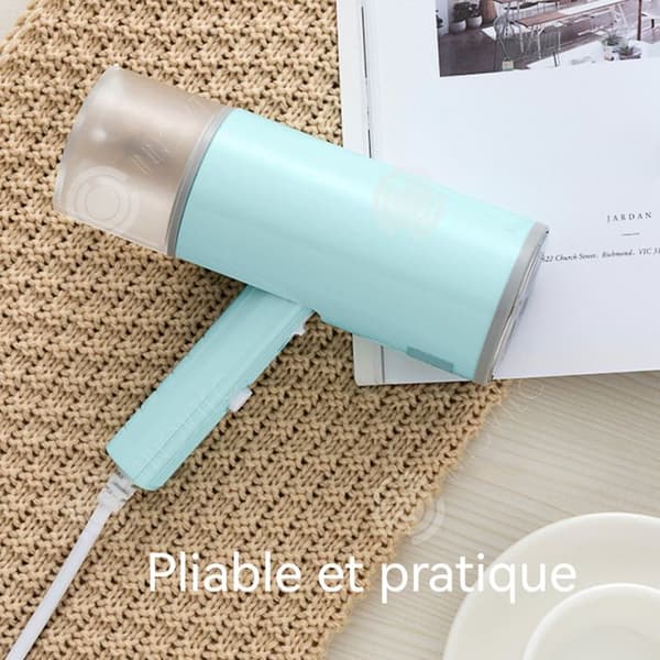 INN Ångstrykare vertikal 800W 130ml Kraftfull ånga kompakt och bärbar kan hängas platt eller användas för ångning på resande fot.